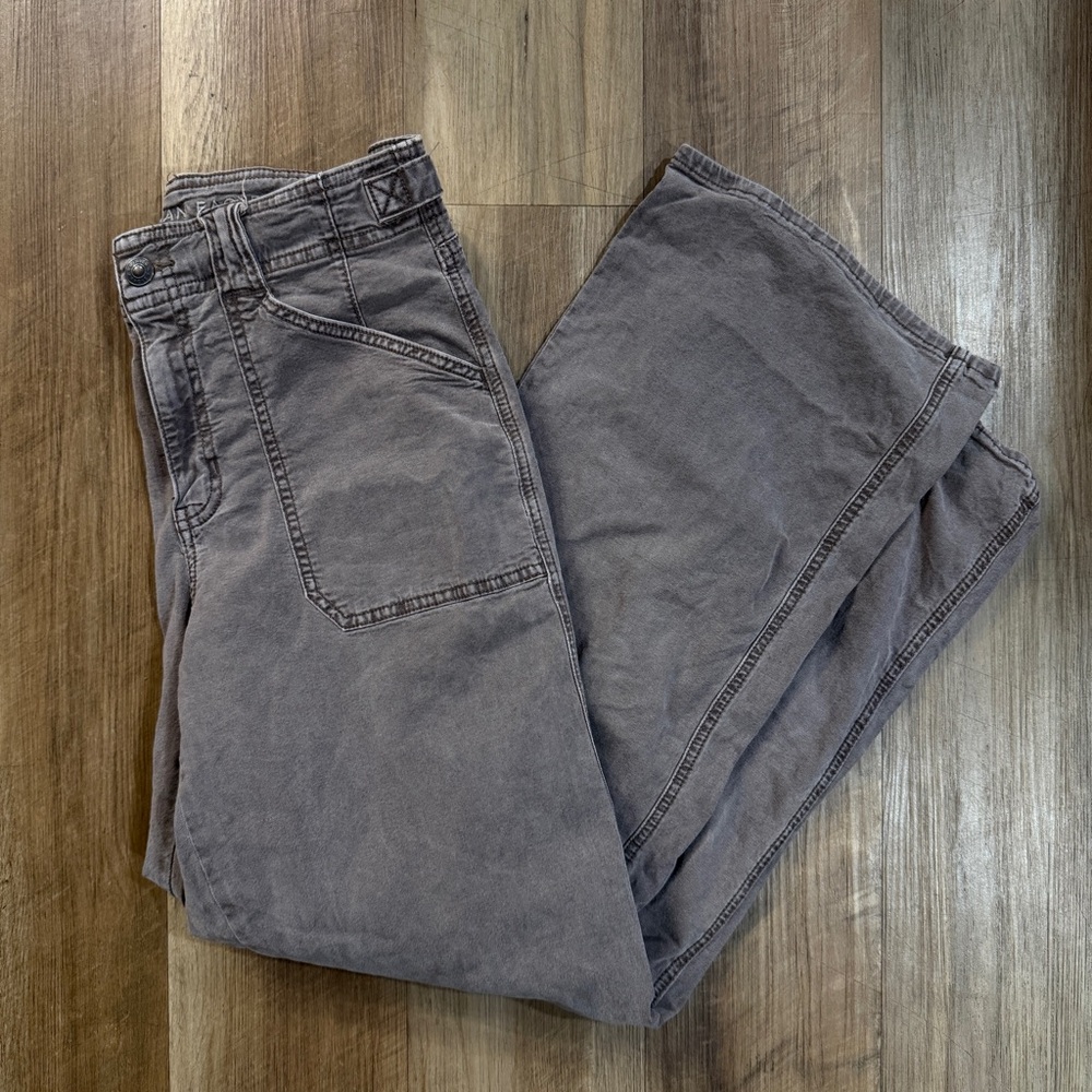 Brown American Eagle Stovepipe Pants